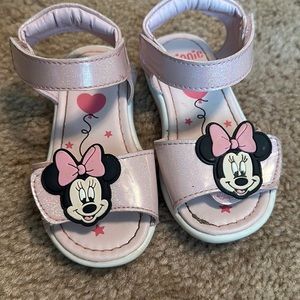 Cute toddler Minnie sandals
